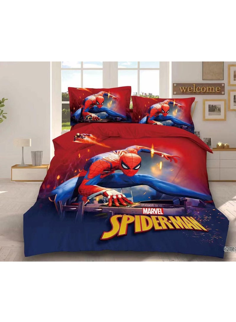 Single Duvet set 4 pieces set comforter set pillow cover bed sheet duvet cotton quality single66