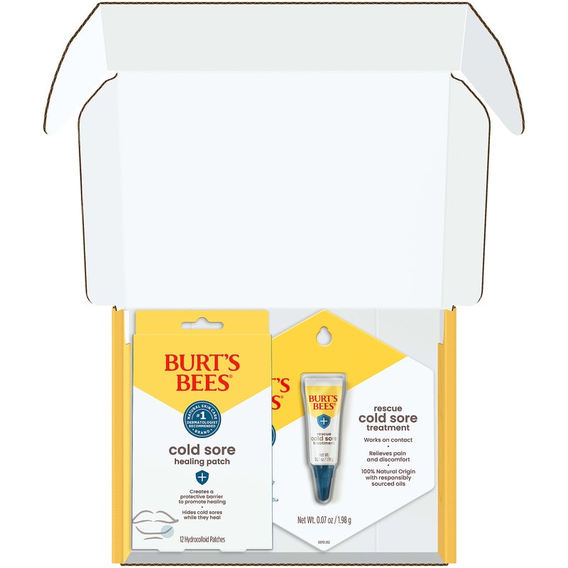 Burt's Bees Cold Sore Treatment Bundle with Burtâ€™s Bees Healing Patches and Burtâ€™s Bees Cold Sore Treatment with Rhubarb and Sage, Protects, Heals and Relieves Symptoms - Image 5
