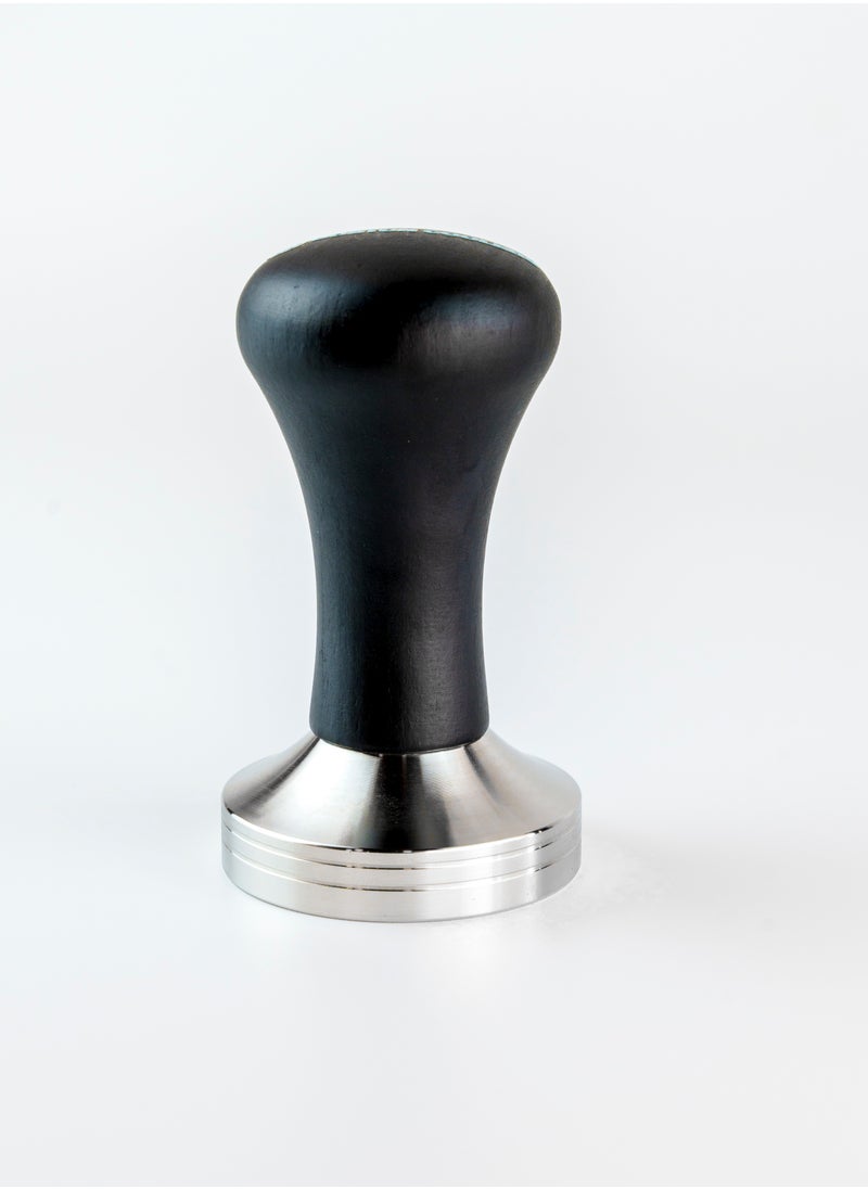 CoffeePL Stainless Steel Espresso Coffee Press Tamper Black/Silver 