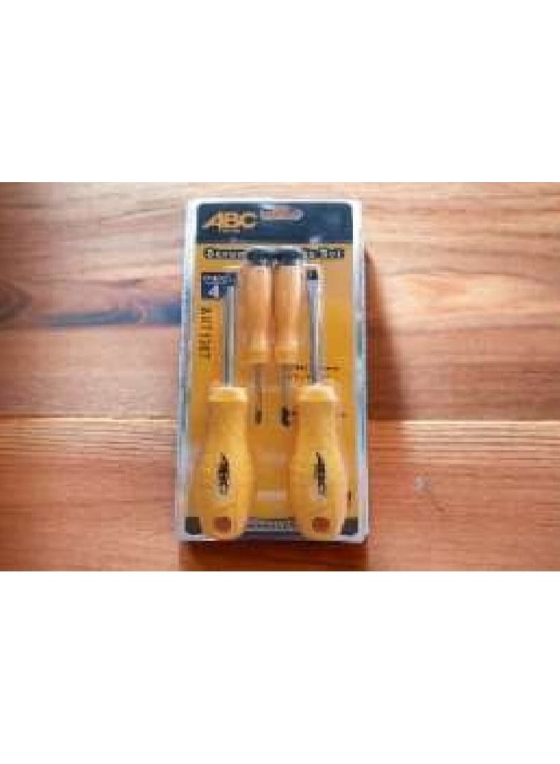 اي بي سي طقم مفك كبير 4 قطع في كارت – ABC ART1307