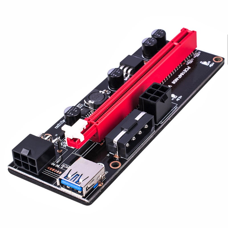 لوحة رفع PCI-E VER009 1X إلى 16X محول GPU بطاقة فيديو موسع USB 3.0 - Image 2