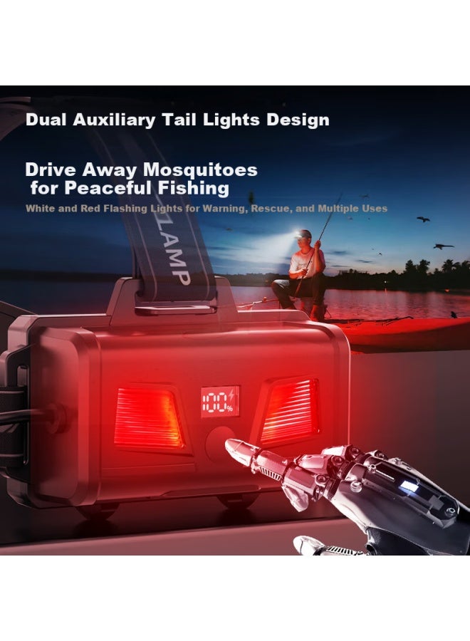 Tianhuo Rechargeable High-brightness Headlamp Waterproof Long-lasting Sensor Headlight For Fishing Military Night Use Outdoor - Image 2