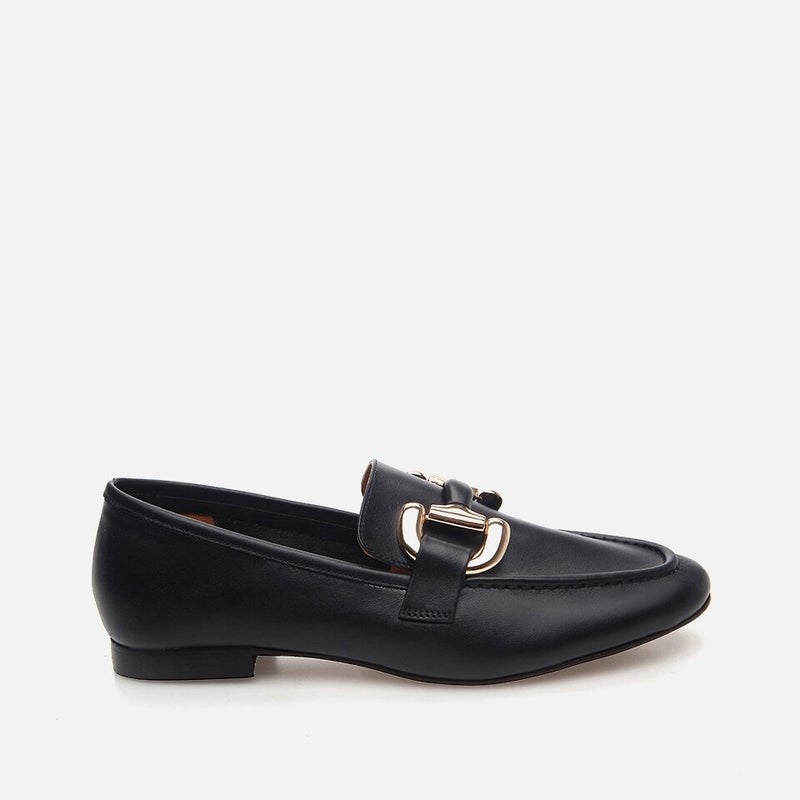 Hotiç 01AYH283290A100 GENUINE Leather Black Women's Loafer  - Image 1