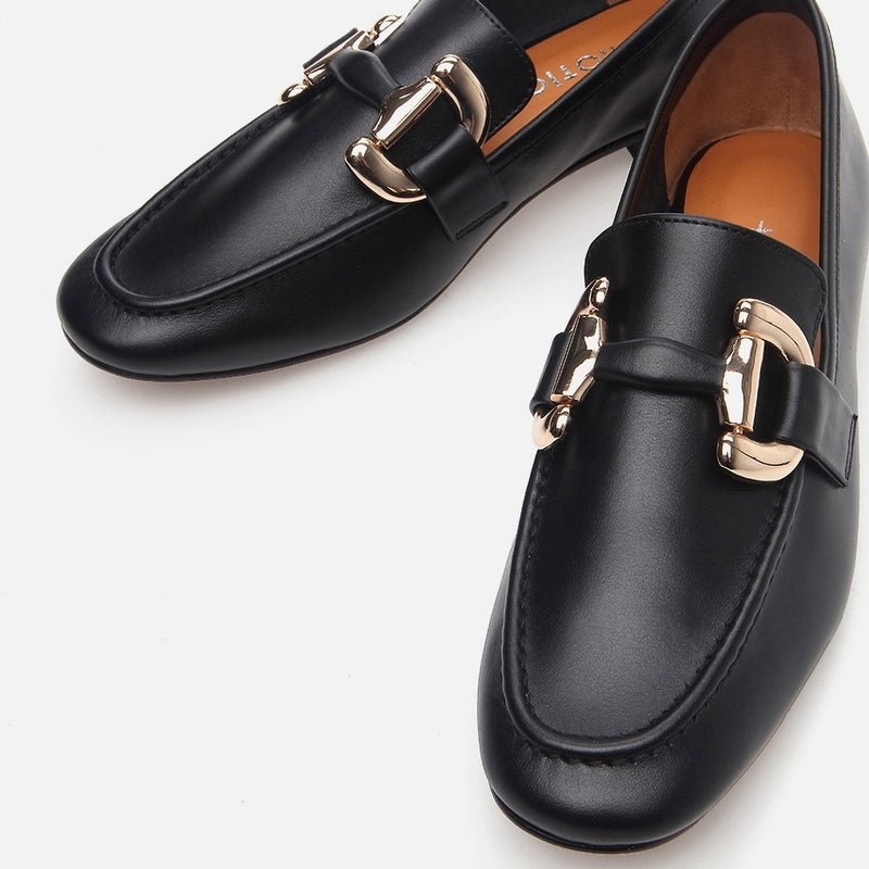 Hotiç 01AYH283290A100 GENUINE Leather Black Women's Loafer  - Image 3
