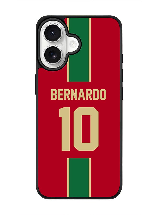 Stylizedd iPhone 17 Case, [Compatible with MagSafe] Slim Magnetic cover Phone Case iPhone 17 -Football - Portugal,  Bernardo - Image 1