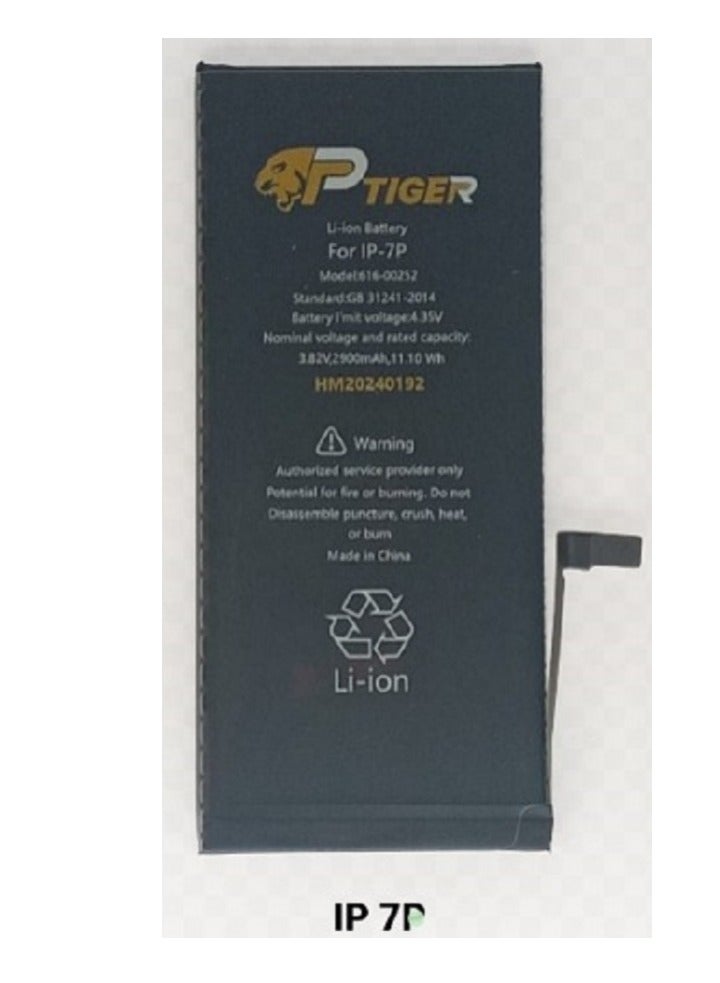 TIGER For iPhone 7P.High-capacity Lithium Cobalt Oxide Lithium-ion Safe and reliable stable performance long Standby Time Long Lasting Battery - Image 2