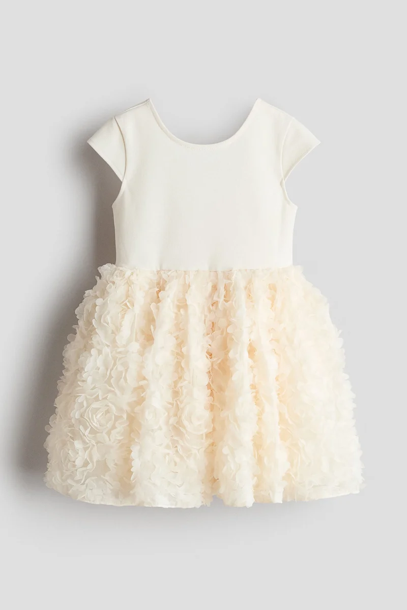 H&M  Floral-appliquéd dress for Women | Best Price UAE