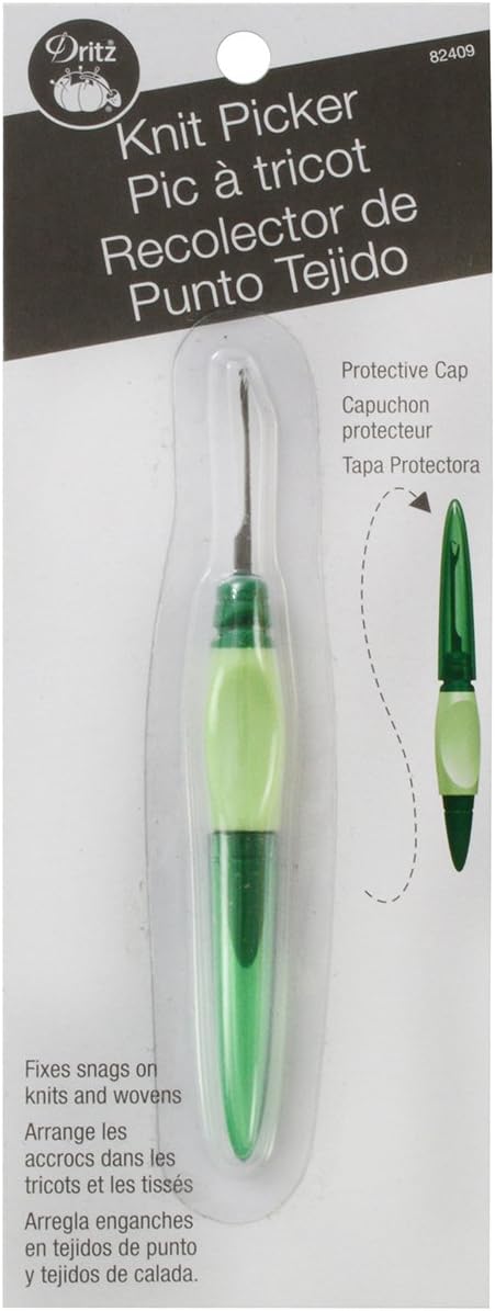 Dritz Dritz Clothing Care 82409 Ergonomic Knit Picker Green - Image 1