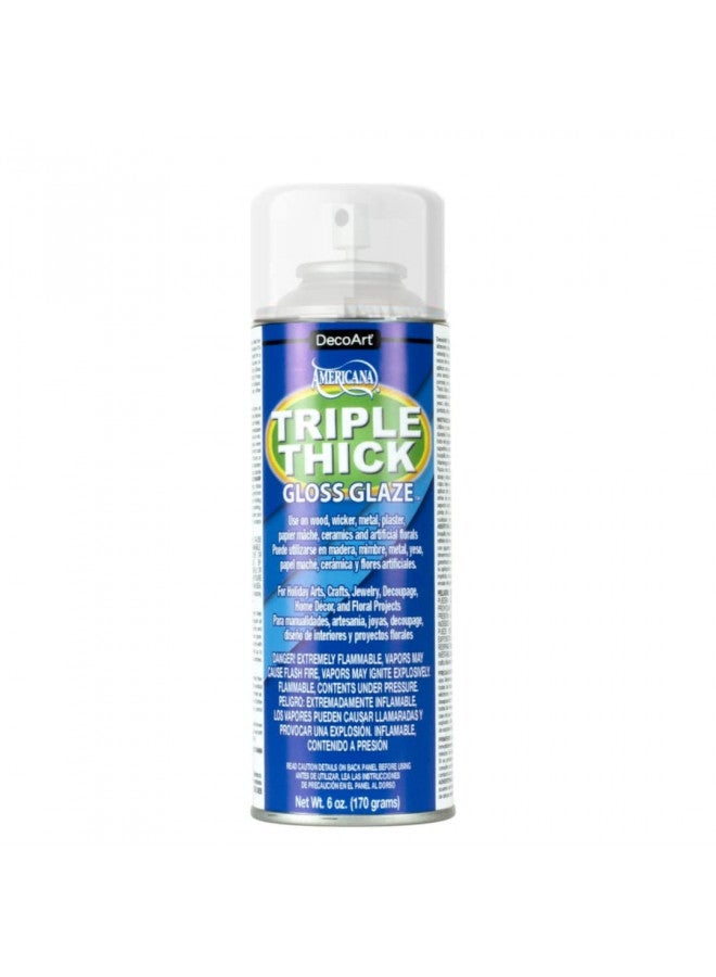 DecoArt TG01-21 Triple Thick Gloss Glaze Spray, 6-Ounce - Image 1