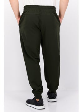 Legend Men Regular Fit Solid Jogger Pants, Olive  - Image 3
