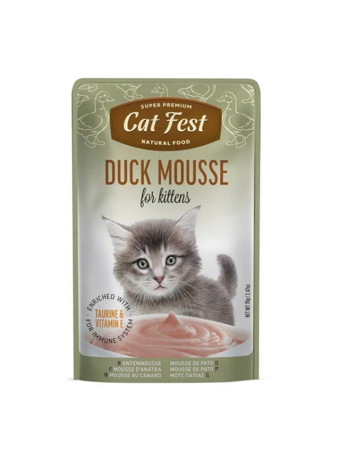 Cat Fest - Mousse For Kittens 70g / Duck
