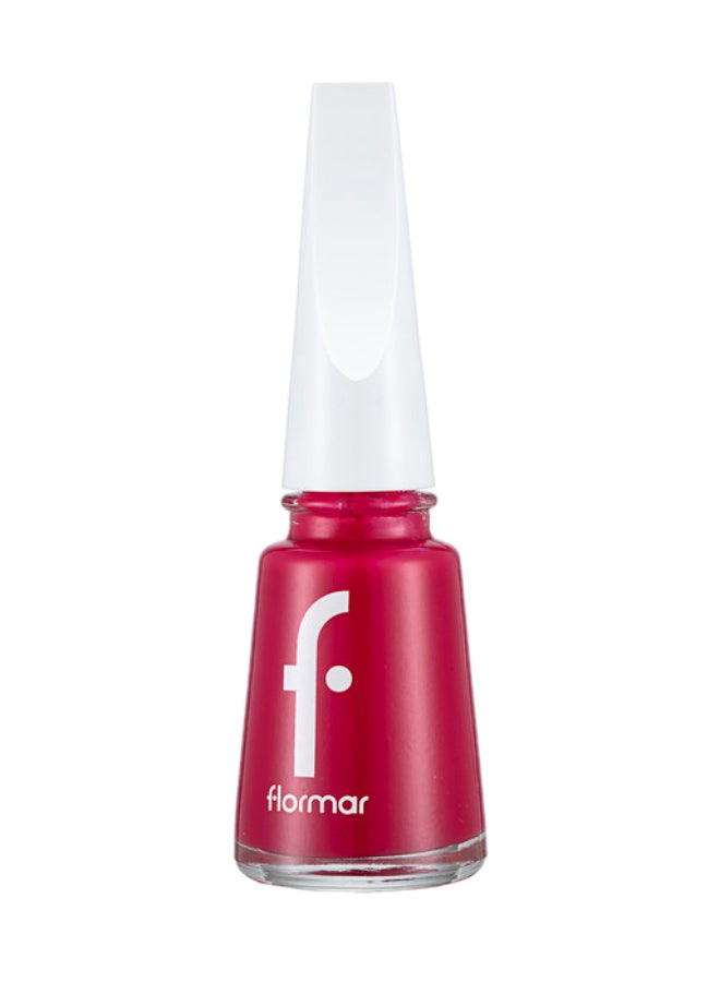 flormar Classic Nail Enamel With New Improved Formula And Thicker Brush- 127 Berry Nuances 127 Berry Nuances - Image 1
