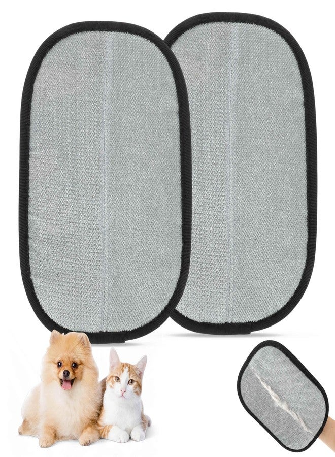 GLIDESMOOTH Pet Hair Remover Gloves, Advanced Static-Adhesive Pet Hair Removal Gloves, Reusable Cat Dog Hair Remover Mitt, Pet Grooming Glove for Shedding, 2 PCS - Image 1
