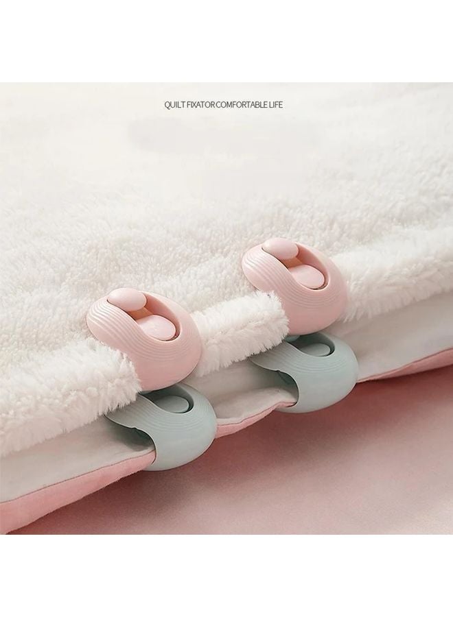 4pcs Needle Free Quilt Holders Anti Slip Invisible Buckle Clips Secure Bedding Polypropylene - Image 5