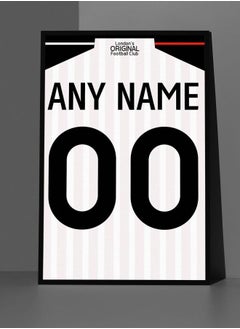 Fulham - Premier Jersey Shirt Print/Poster - Personalised - Custom - Any Name - Any Number - Unframed - England League - 23/24