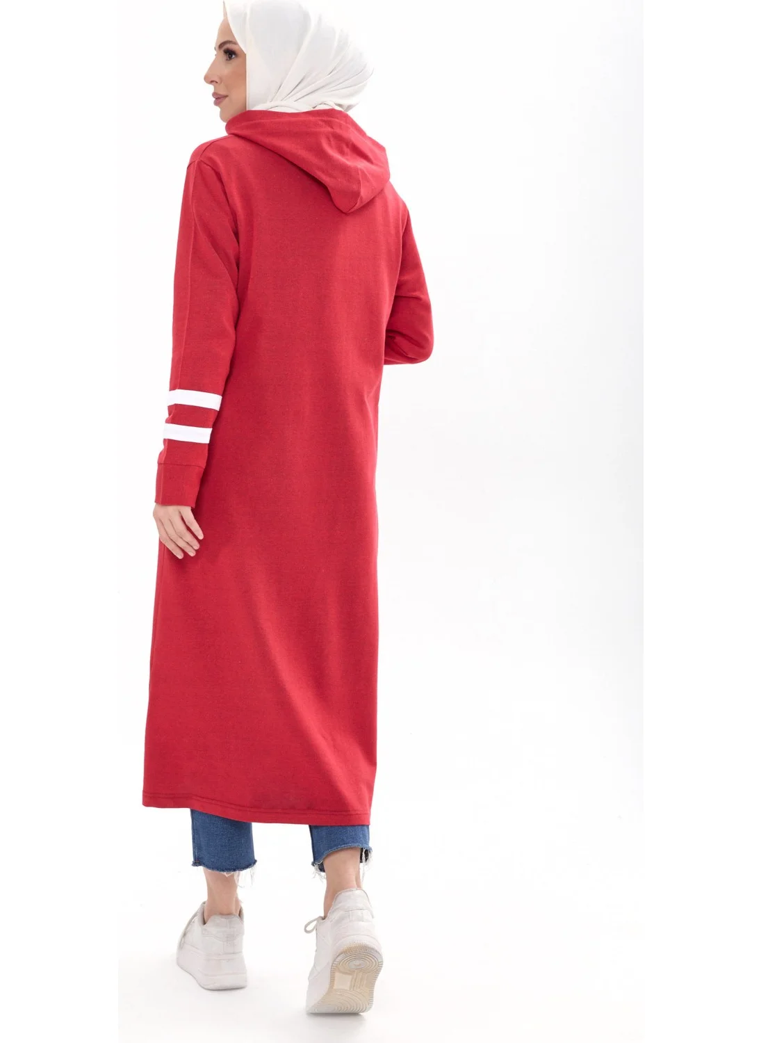 Tofisa 3521-RED Garted Abaya