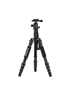 ZOMEI Q666 59inch Compact Travel Portable Aluminum Alloy Camera Tripod Monopod with Ball Head/ Quick Release Plate/ Carry Bag for DSLR Camera