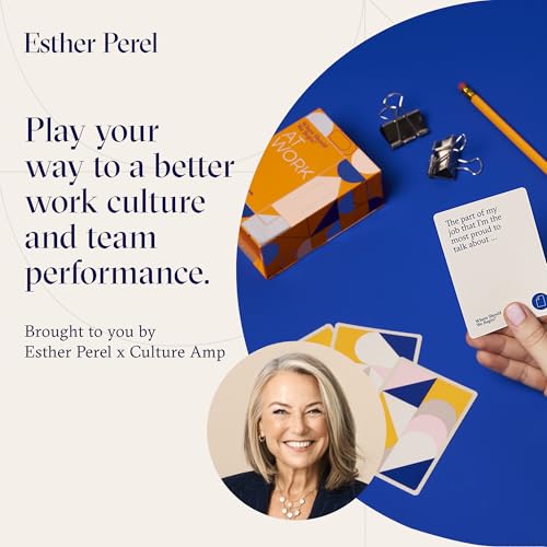 ESTHER PEREL إيستر بيريل: من أين نبدأ؟ في العمل – بطاقات المحادثة لفرق الثقافة أمب – ألعاب المكتب وبناء الفريق للعمل – 100 بطاقة نقاط حوار لبناء الثقة والاتصال - Image 2