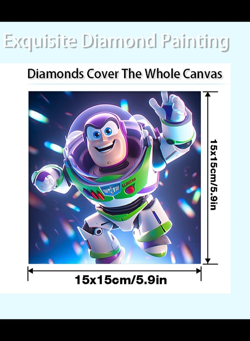 5D Diamond Art Painting Kits for Kids with Frame - Diamond Art for Kids Ages 6-8-10-12,DIY Art and Crafts  Home Wall Decoration,7x7 Inch  - Image 2