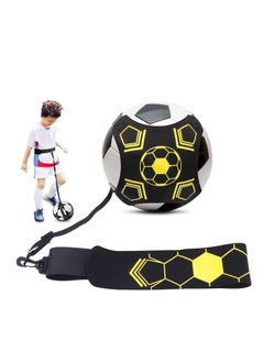 Hihonor Football Kick Trainer, Hands-Free Adjustable Solo Soccer Trainer, Soccer Training Equipment for Kids and Adults, Practice Aid Control Skills Football Training Belt  - Image 1