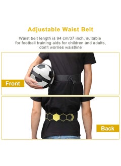 Hihonor Football Kick Trainer, Hands-Free Adjustable Solo Soccer Trainer, Soccer Training Equipment for Kids and Adults, Practice Aid Control Skills Football Training Belt  - Image 3