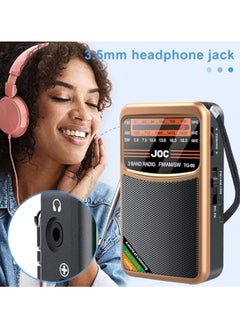 Generic Pocket Radio FM AM SW Radio Best Reception Battery Operated Radio Built-in Speaker  - Image 2