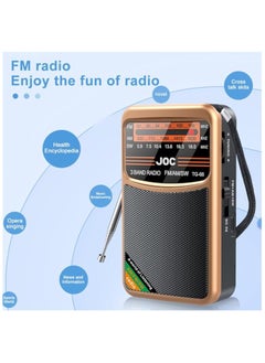 Generic Pocket Radio FM AM SW Radio Best Reception Battery Operated Radio Built-in Speaker  - Image 5