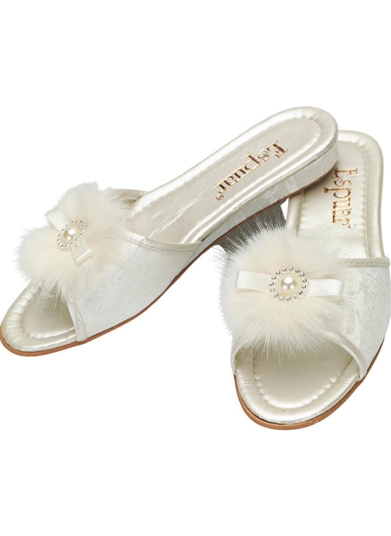 Espuar 547 Women's Slippers - Ecru 