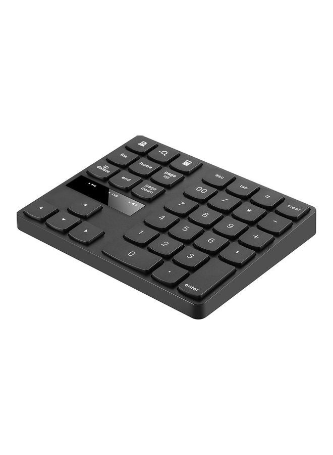 Portable Wireless Numeric Keyboard Black - Image 4