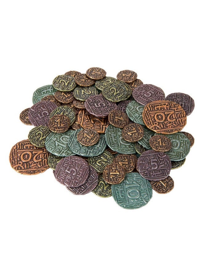 The Broken Token Prop Coins - Agra Metal Replica Coins, Pack of 69 - Fantasy Novelty and Replica Coins - Image 1