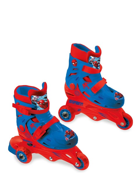 Spiderman 3 Wheels Tri/Inline Kid Skates Size 29-32