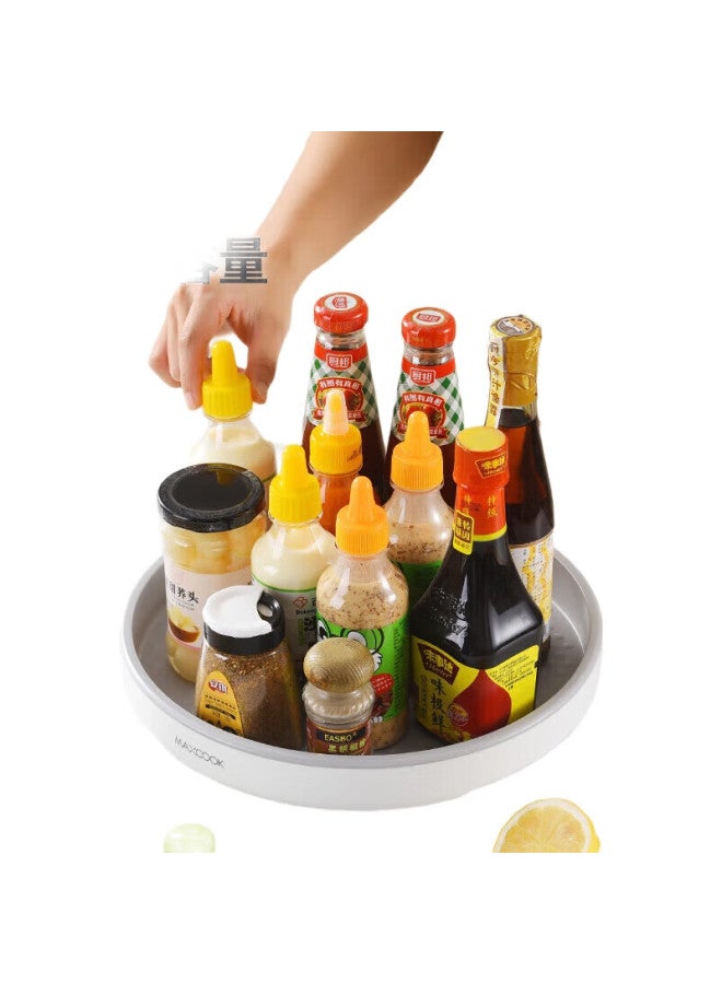 MAX COOK Kitchen Storage Rack, Rotating Plate Spice Rack, Rotating Storage Shelf, Spice Container Storage Tray, Spice Jar Organizer Mcsn8794 - Image 3