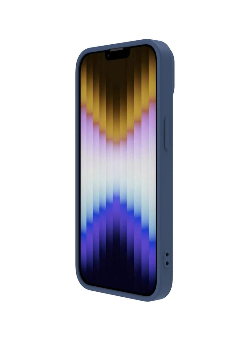Nillkin CamShield Silky Magnetic Silicone Case For iPhone 14 Pro - Blue - Image 2
