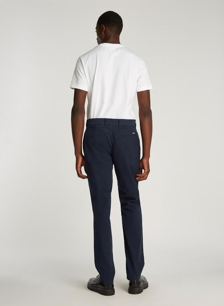 CALVIN KLEIN - Modern Slim Twill Chino Trousers - Image 1