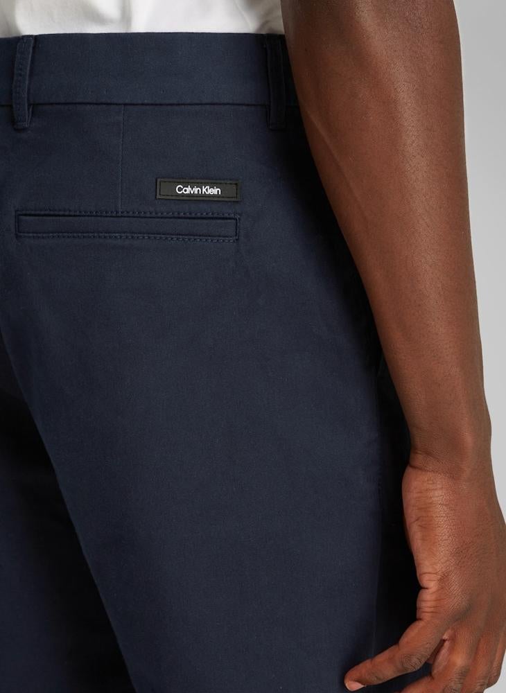 CALVIN KLEIN - Modern Slim Twill Chino Trousers - Image 1