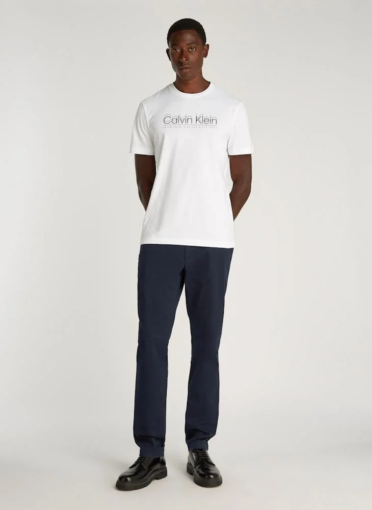 كالفن كلاين Modern Slim Twill Chino Trousers