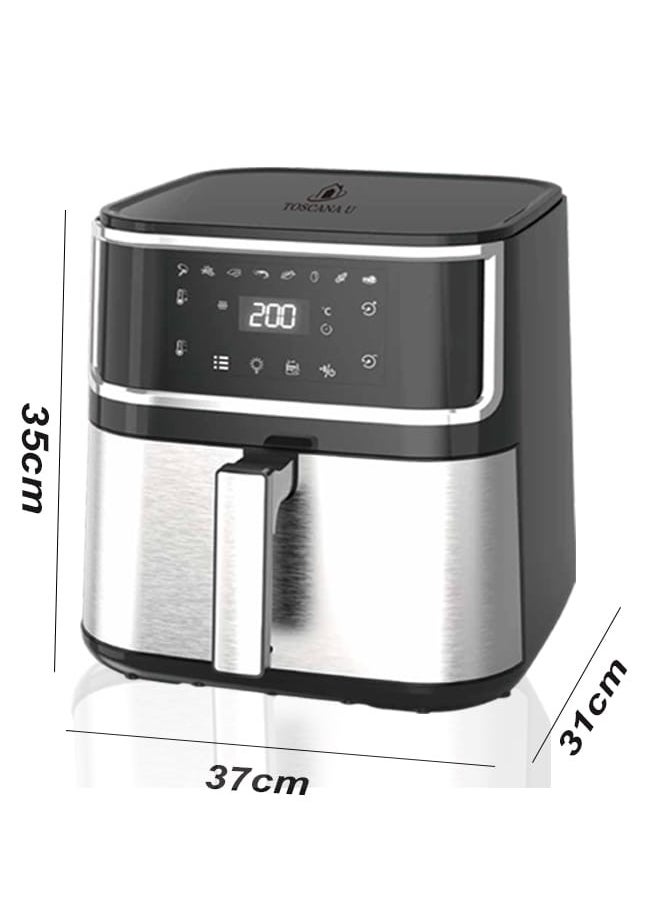 TOSCANA U - Air fryer with screen 8 liters of 1700 watts - Image 1