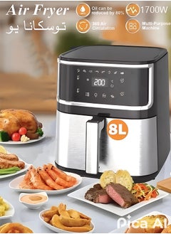 TOSCANA U Air fryer with screen 8 liters of 1700 watts  - Image 1