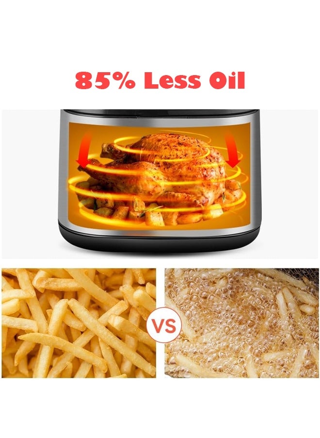 Air fryer with screen 8 liters of 1700 watts