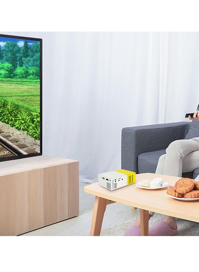 ELTRAZONE "YG300 Micro Mini Projector – Ultra Compact and Durable Portable Projector for Smartphones, Laptops, and Home Cinema" - Image 3