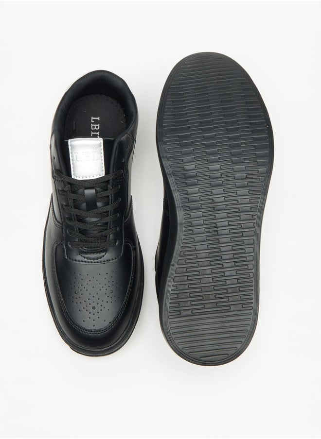 LBL by Shoexpress Men's Textured Lace-Up Sneakers  - Image 4