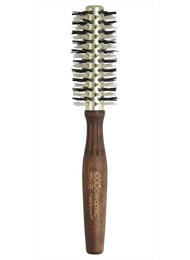 Olivia Garden Ecoceramic Firm Bristles Round Thermal Hair Brush (1 3/4") - Image 1