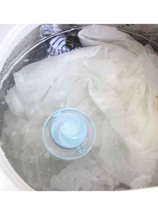 3 قطع من أكياس فلتر التقاط شعر الغسالة لإزالة شعر الحيوانات الأليفة، حقيبة شبكية من مادة إي في إيه، فلتر حطام الوبر، أداة تنظيف منزلية قابلة لإعادة الاستخدام لشعر الكلاب بألوان عشوائية - Image 3