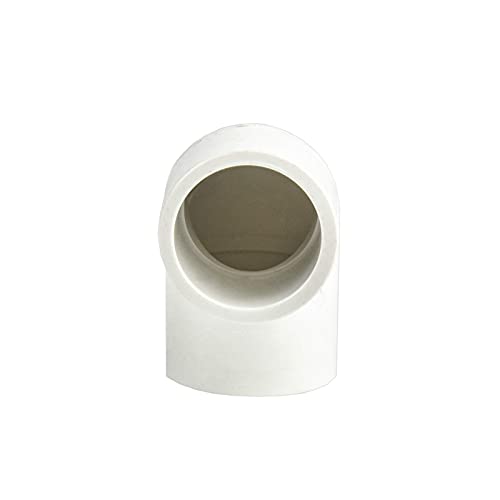 FangKingNo 2pcs 2Inch 2-Way PVC Pipe Fitting 90 Degree Elbow Adapter Coupling Schedule 40 White Socket - Pack of 2(2, 2") - Image 4
