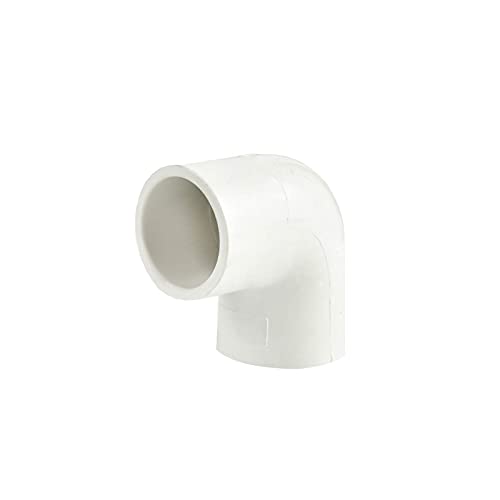 FangKingNo 2pcs 2Inch 2-Way PVC Pipe Fitting 90 Degree Elbow Adapter Coupling Schedule 40 White Socket - Pack of 2(2, 2") - Image 2