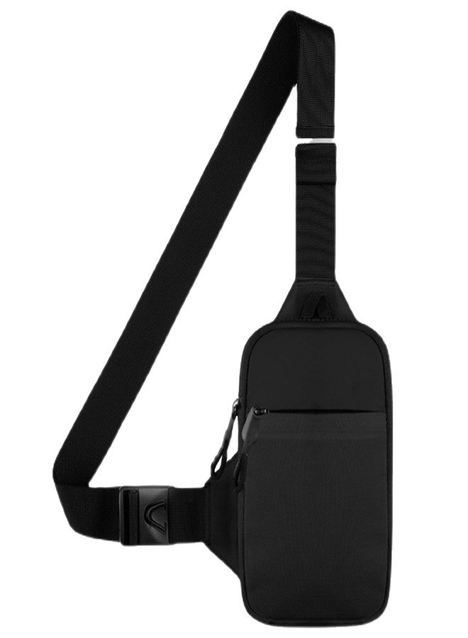 flintronic Sling Bag, Waterproof Chest Bag for Men and Women, Mini Breathable Crossbody Shoulder Bag with Zipper, Lightweight Shoulder Backpack for Travel Hiking Cycling Camping Outdoor Sports - Image 1