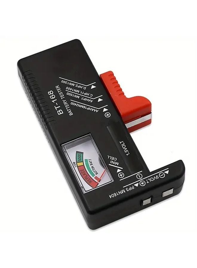 Black Battery Tester AA AAA C D 9V Digital Display Color Coded Power Indicator - Image 5