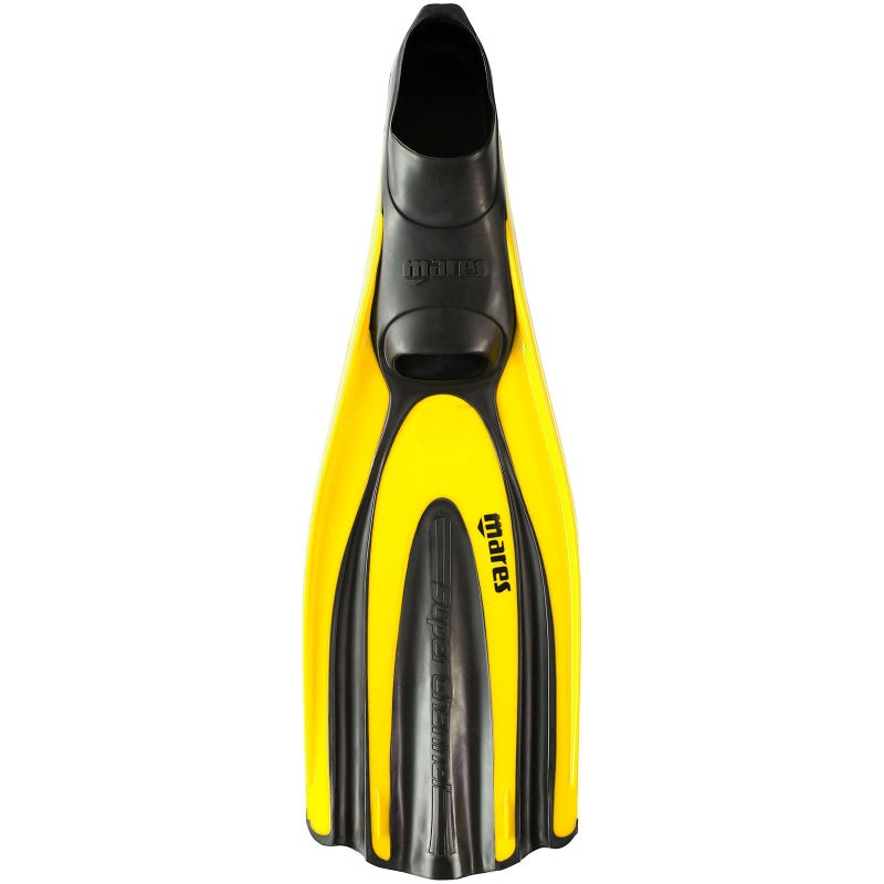 Mares Unisex Adults Avanti Superchannel FF Diving Fins Compact Durable Flippers with Closed Orthopedic Foot Pocket for Snorkelling Recreational Diving Yellow 38