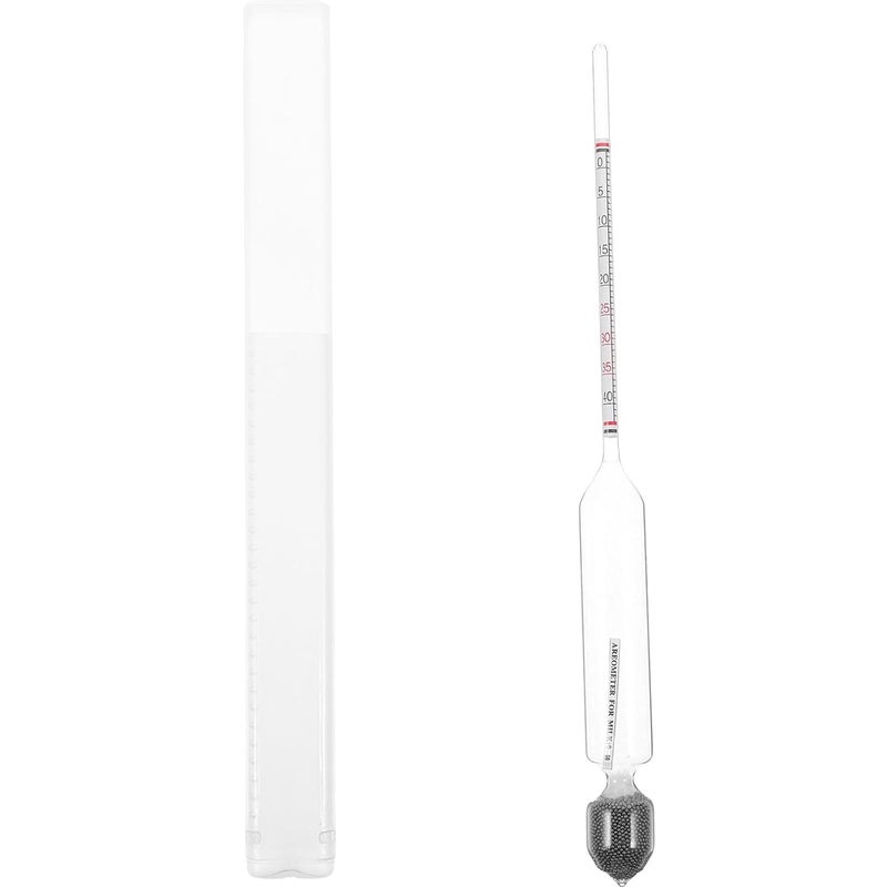 Yardwe Milk Lactometer Hydrometer 0-40 Scale for Home and Kitchen Milk Density Testing Glass Hydrometer Tool for Dairy Lactate Measurement Portable Instrument - Image 1