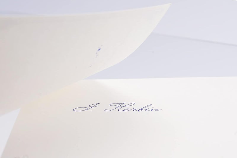 Herbin Blotting Paper - Pack of 10, 12x16cm, 240g, White - Image 2